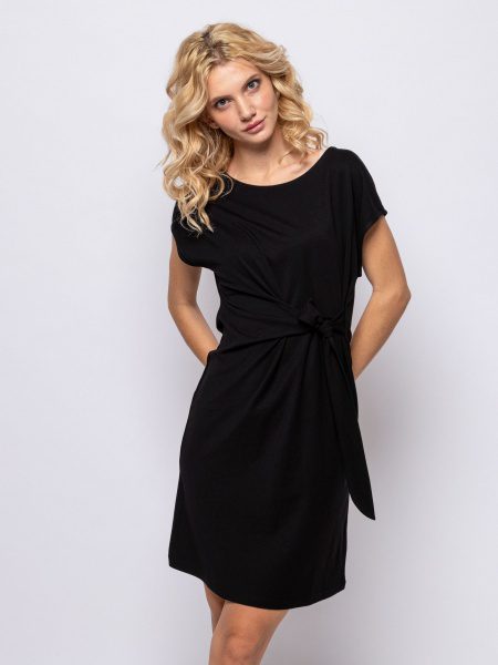 HEAVY TOOLS Vilona γυναικείο φόρεμα μαύρο